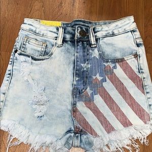 Women’s American Flag Denim shorts